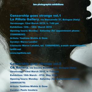 "Censorship goes strange Vol.1" - Galleria La Pillola