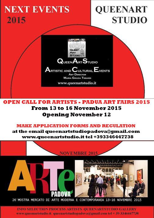 ARTE PADOVA FIERE 2015 -OPEN CALL FOR ARTISTS