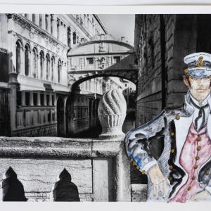 MAD on Paper - Favola di Venezia - Omaggio a Hugo Pratt. Disegni e collage di Claudio Cottiga e fotografie di Luciano Tramannoni