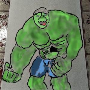 HULK CLORI DIGITAL ART