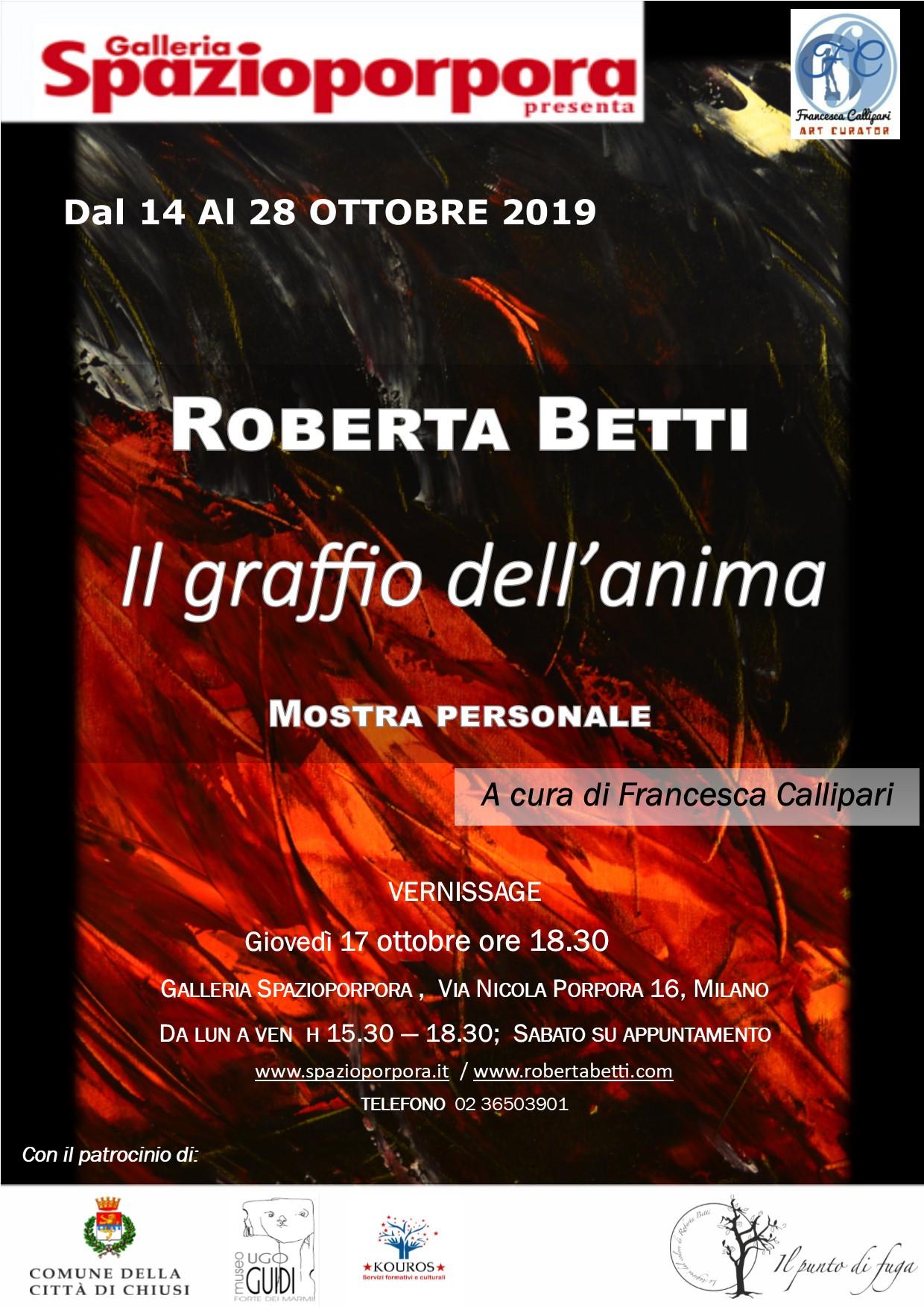 Roberta Betti - Il graffio dell'anima