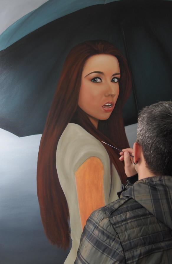 Pintura em progresso! / Painting in progress!