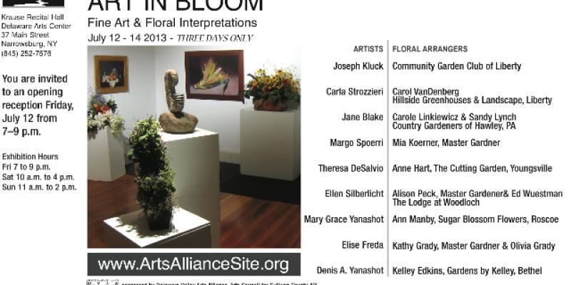 Carla Strozzieri partecipa a Art in Bloom, curate mostra d'arte