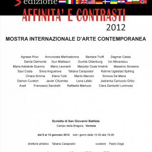 AFFINITA' E CONTRASTI Third Edition