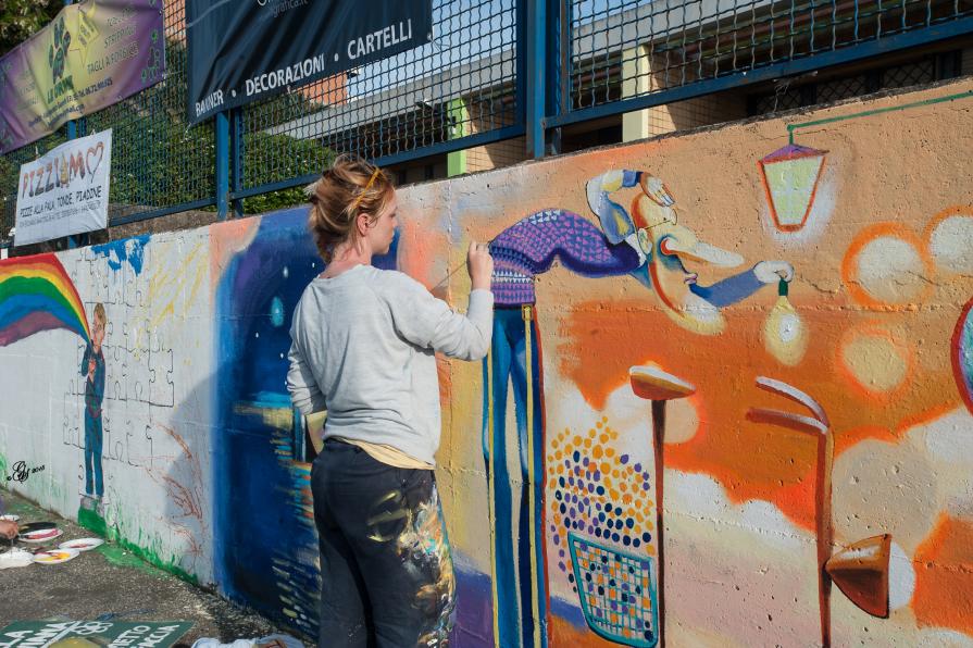 Coloriamo la scuola Cinecitta Est