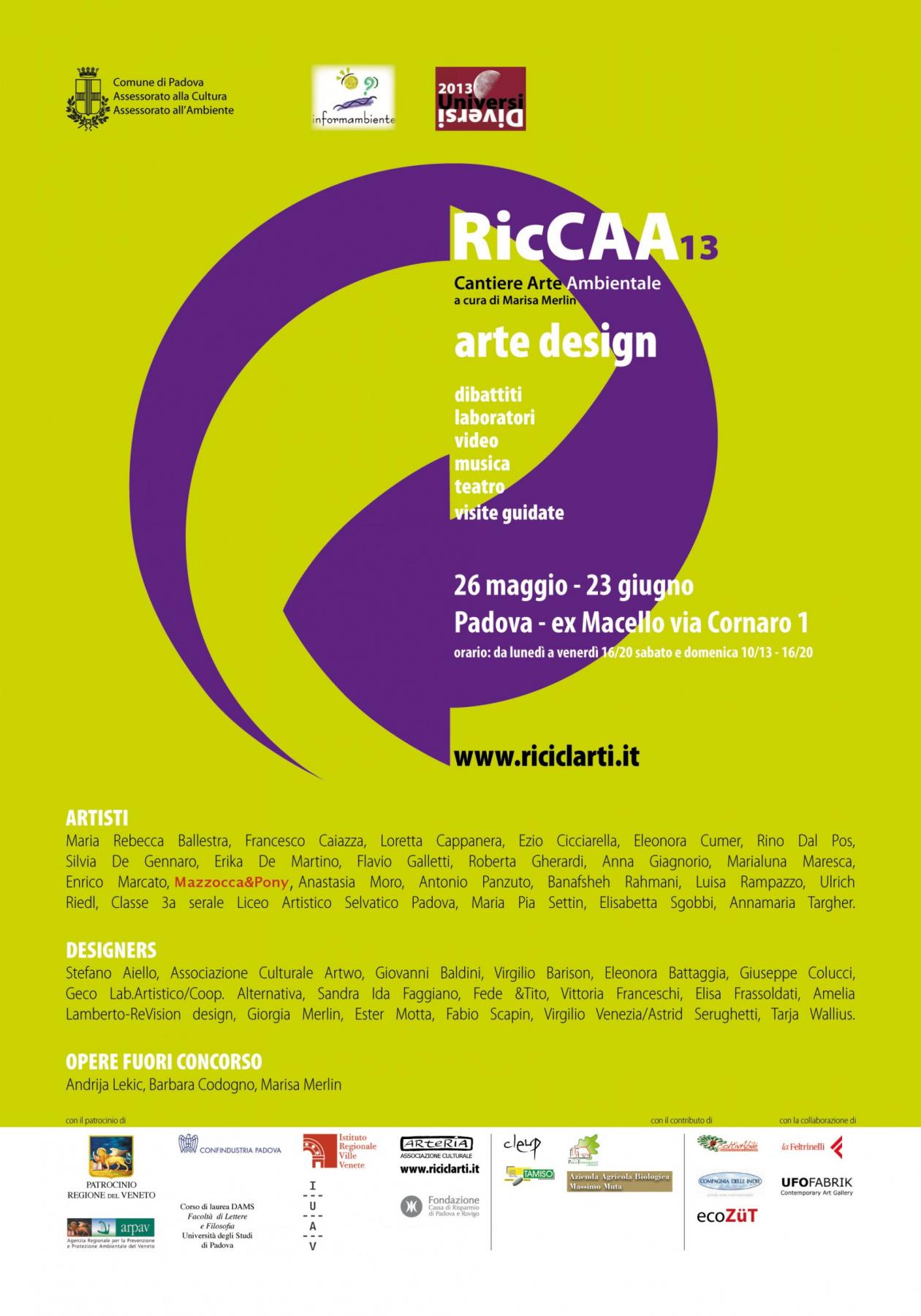 RicCAA13 Art and Design