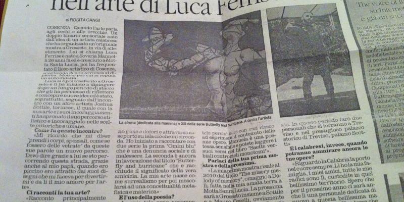 articolo QUOTIDIANO DELLA CALABRIA