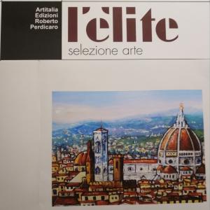 Catalog of artistic works L'Elite - ART SELECTION 2020, Artitalia editions R.Perdicaro. Quotation of Stefania Rinaldi's paintings works from 350 to 1500 €