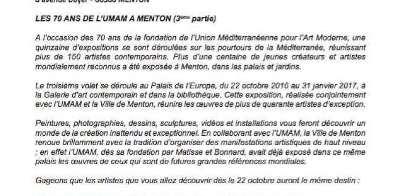  Biennale di UMAM 