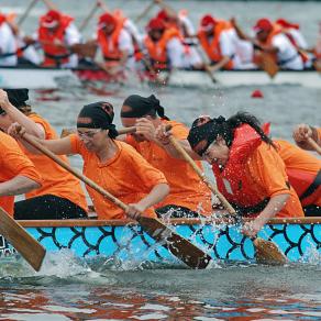 Boat racing in Golden Horn