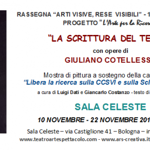 Invito Mostra personale di Giuliano Cotellessa in Sala Celeste