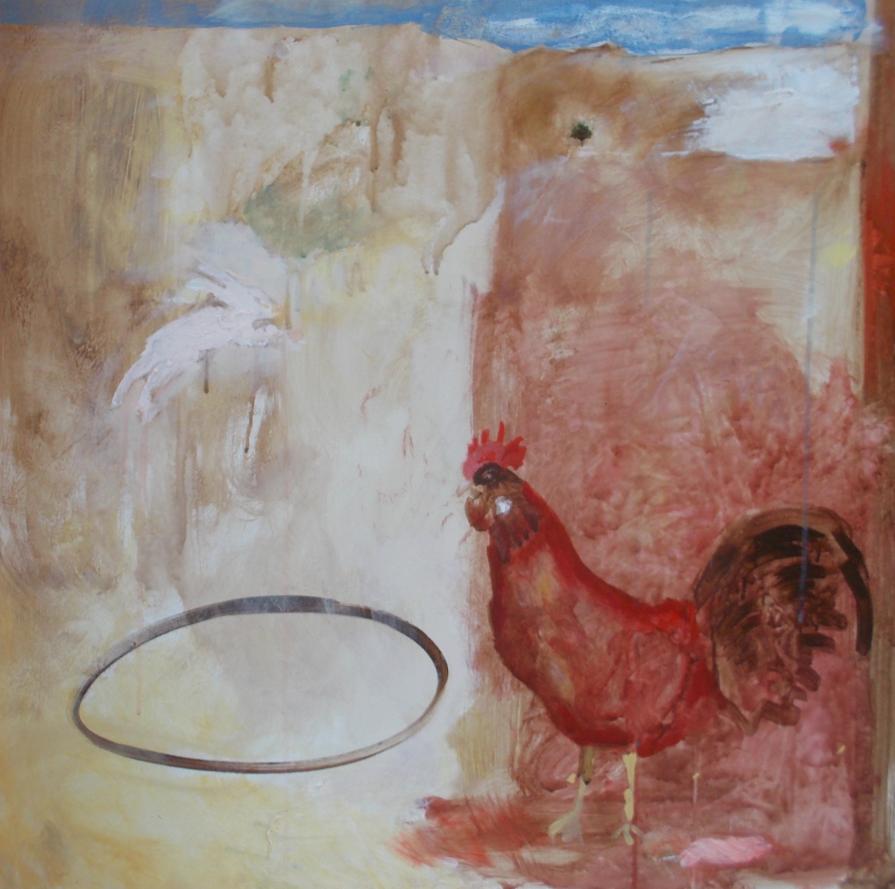 il gallo e l'ovale