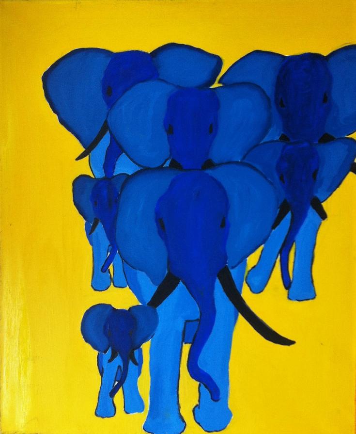 ÉLÉPHANTS BLEUS