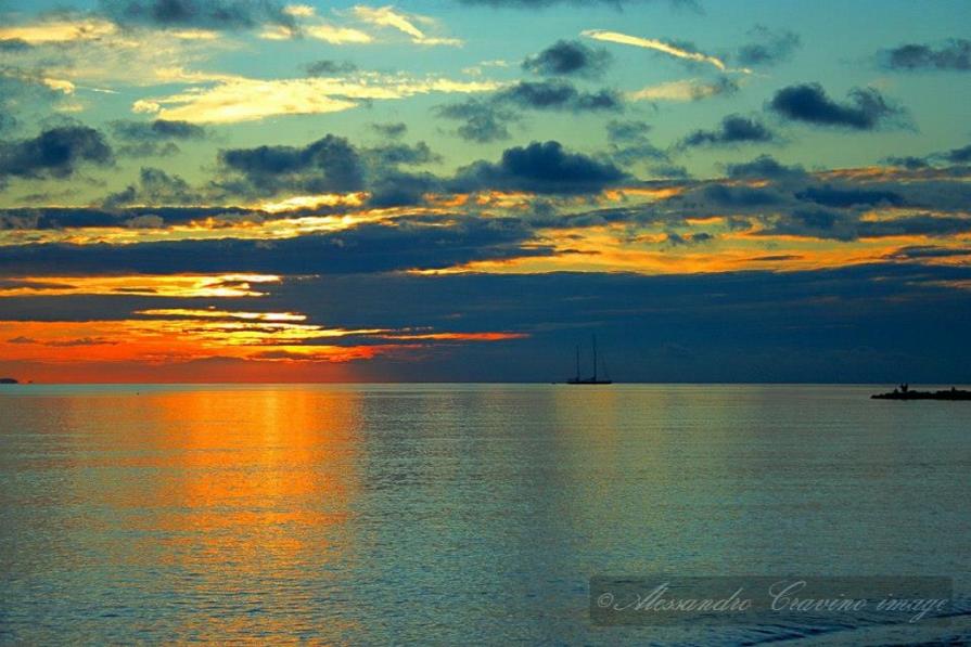 Tramonto da Genova