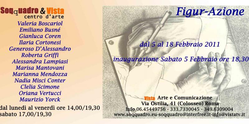 Artists exhibition in Rome "Figur-Azione"