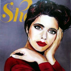 One of my works, Isabella Rossellini for the Cover of the August Issue "She Magazine".