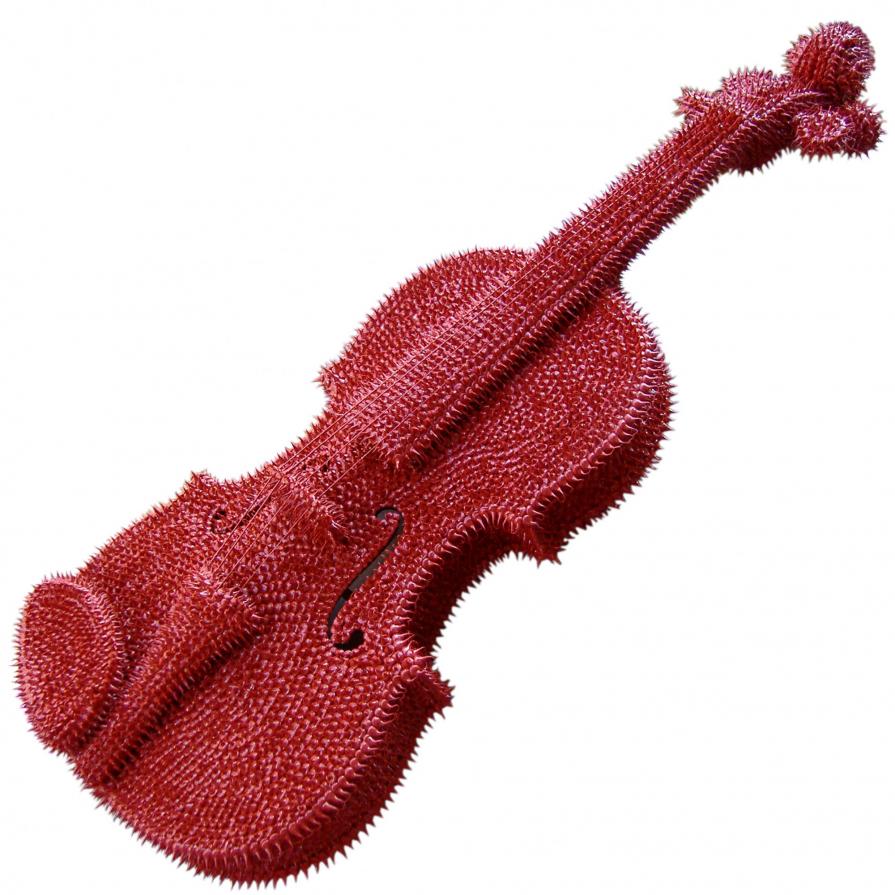 VIOLINO (silicone su oggetto dimensioni reali)