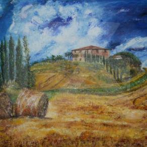 "frammenti di dolore " paesaggio toscano