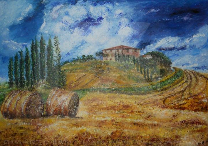 "frammenti di dolore " paesaggio toscano