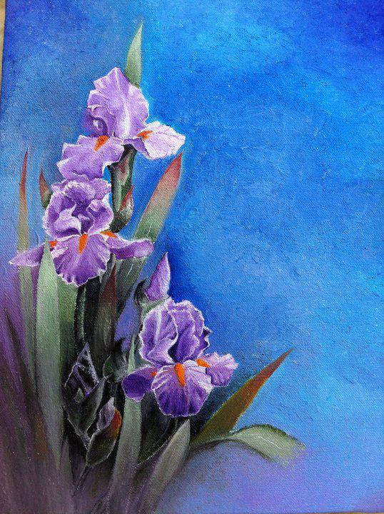 MY FLOWERS, IRIS 