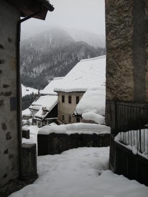 Scorcio Innevato a Ravascletto