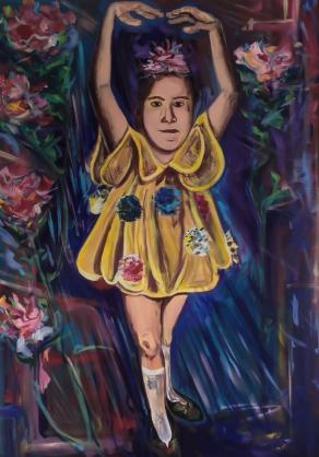 Pamela,acrilico su tela,80x100cm,2015