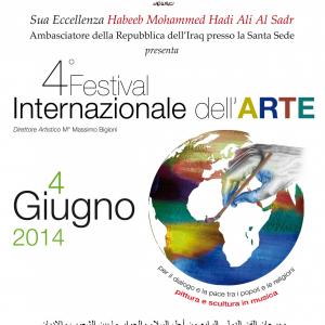  IV Festival Internazionale dell'Arte  “Per la Pace e il Dialogo tra i Popoli e le Religioni”