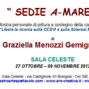 Invito Mostra personale di Graziella Menozzi in Sala Celeste