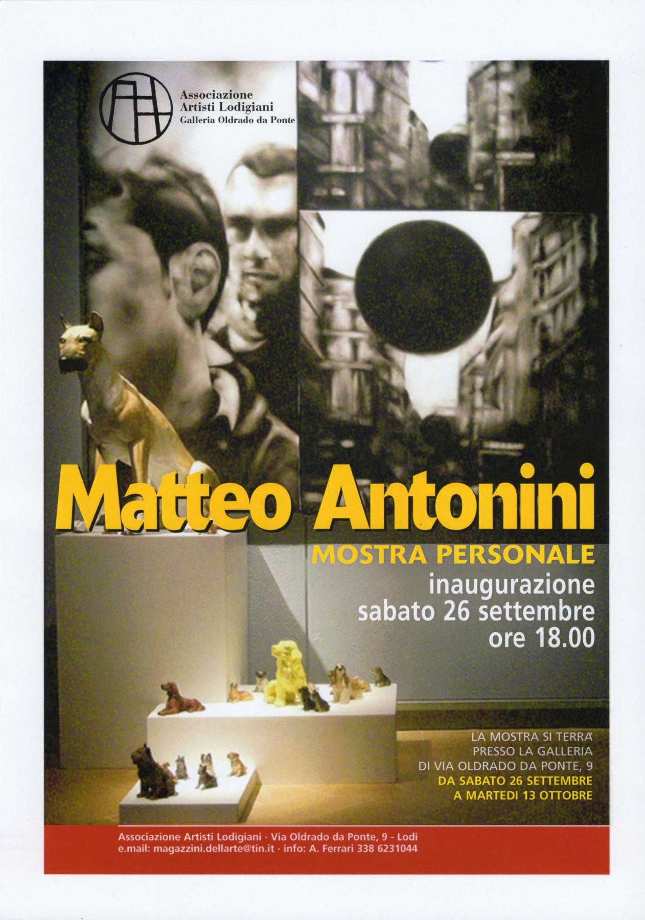 Matteo Antonini  s/guardo nella memoria mostra personale