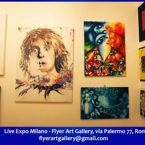 Group exhibition " Live Expo Milan -Rome "