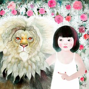 Girl and Lion