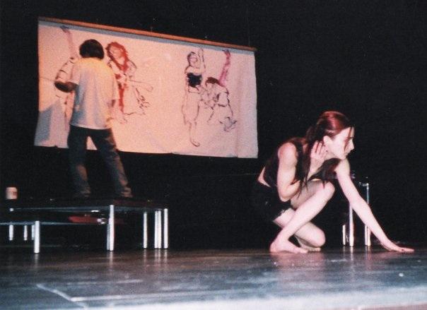 Danse-painting performance