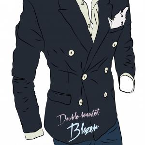 Clothing - Blazer, Computer drawning