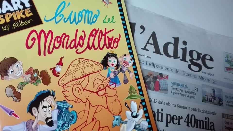 LA CULTURA A STRISCE SUL QUOTIDIANO L'ADIGE