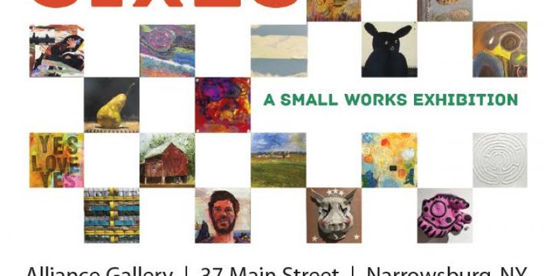 Carla Strozzieri partecipa a "Art in Sixes 2017" selezionato mostra d'arte, a Narrowsburg, NY.