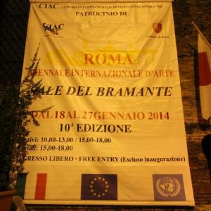 X° BIENNALE INTERNAZIONALE D'ARTE NELLE SALE DEL BRAMANTE DI ROMA