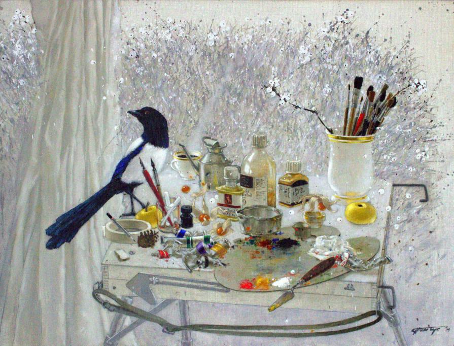 Still Life with Magpie