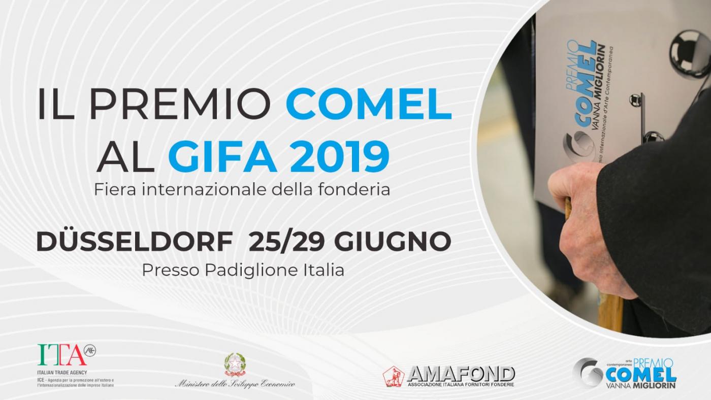 COMEL Award in Düsseldorf as an excellence of made in Italy at GIFA 2019