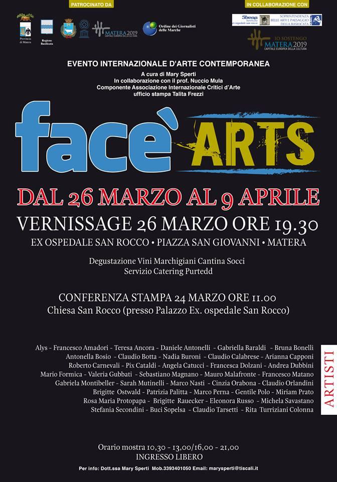 FACE ART 2O16  MATERA