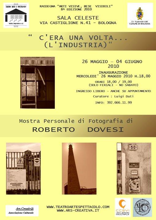 Locandina Mostra Roberto Dovesi Sala Celeste Bologna