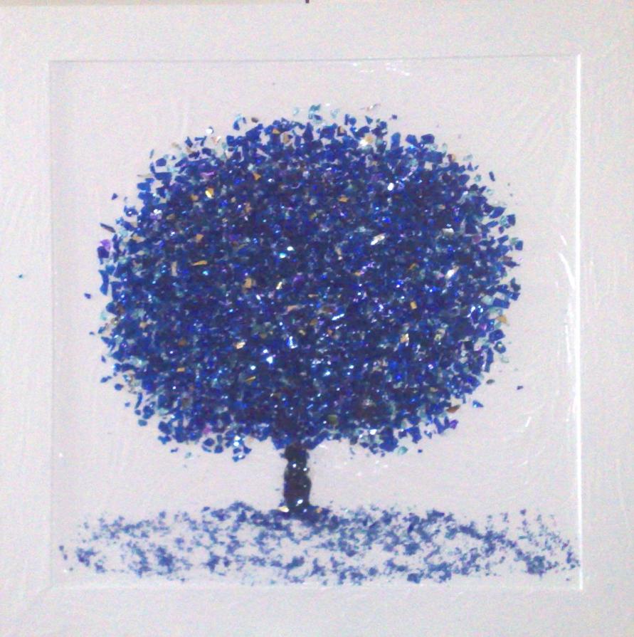 albero blu