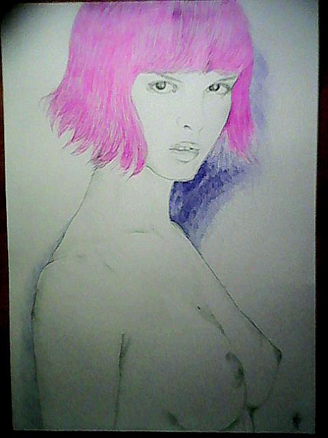 N 41 Biro fucsia , verde e blu