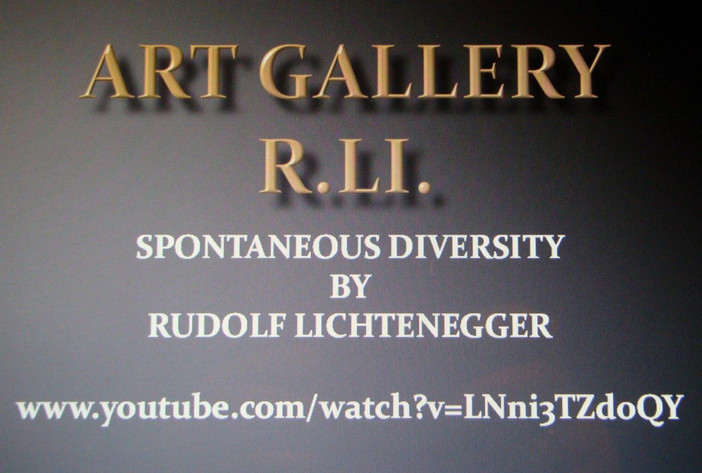 Art GALLERY R. Li Spontaneous Diversity by Rudolf Lichtenegger