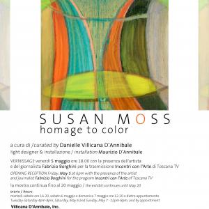 Susan Moss: homage to color