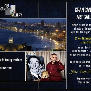 Certificate of Merit received from JOSE’ VAN ROY DALI’" JOSE’ VAN ROY DALI’,( son of great artist SALVADOR DALì) at "Gran Canaria Art Gallery  of Las 