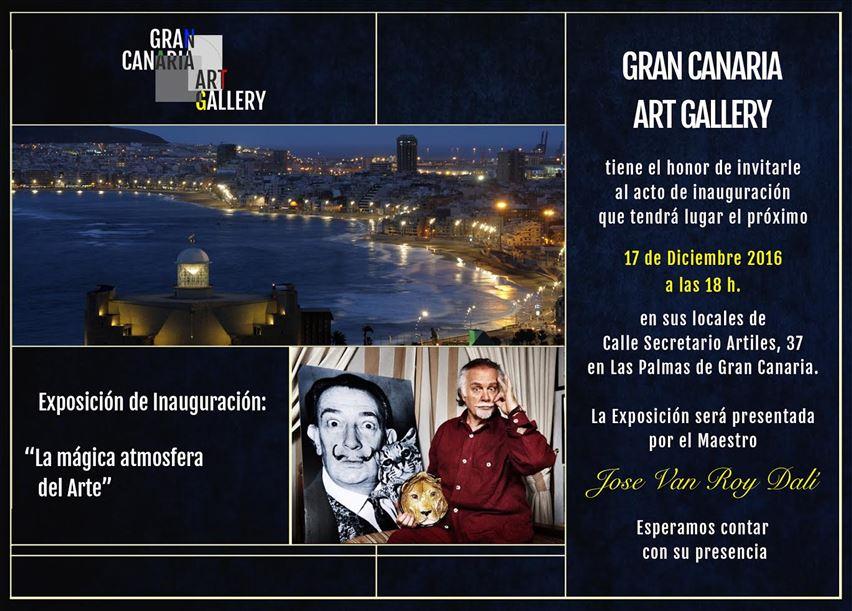 Certificate of Merit received from JOSE’ VAN ROY DALI’" JOSE’ VAN ROY DALI’,( son of great artist SALVADOR DALì) at "Gran Canaria Art Gallery  of Las 