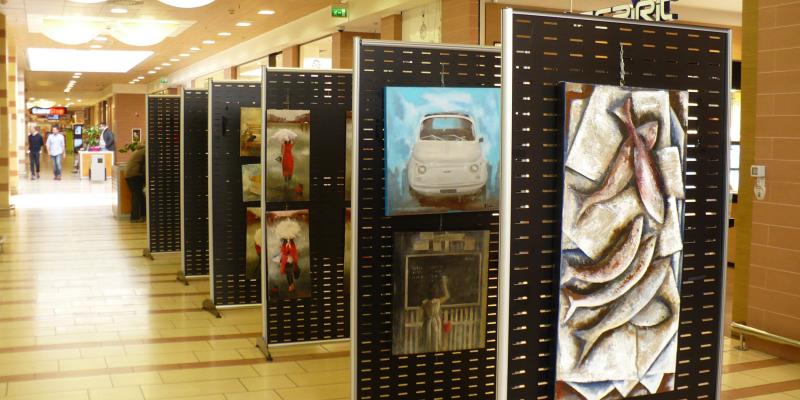 mostra personale psso il centro commerciale "Le Serre" ad Albenga