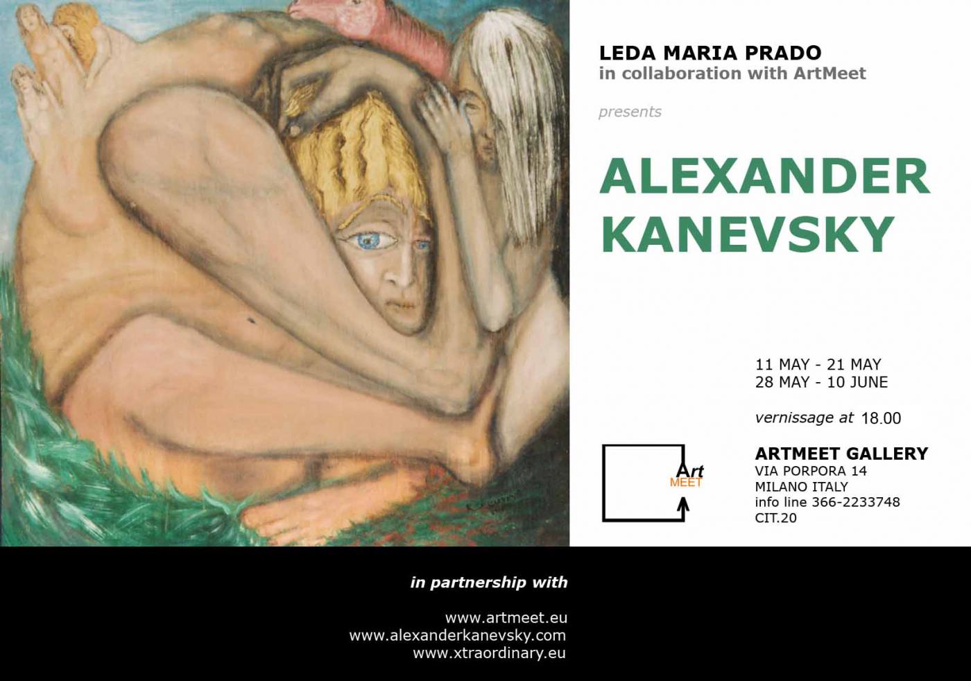 Alexander Kanevsky and ArtMeet gallery projects