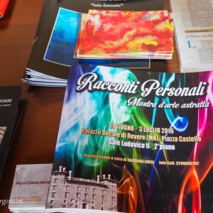 Racconti Personali - mostra astratta a Palazzo Ducale di Revere (MN)