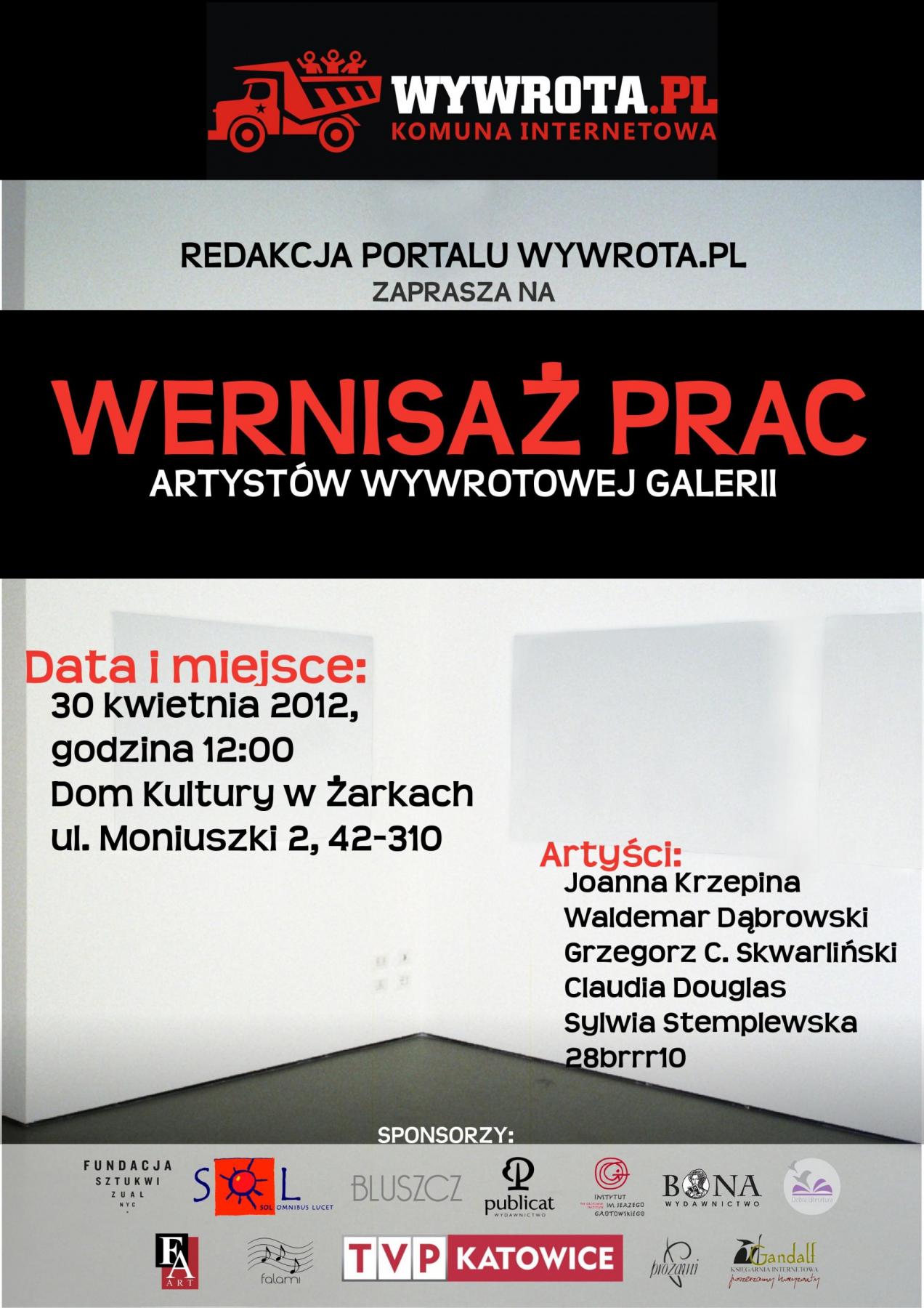 Vernissage the Gallery artists 'WYWROTA'